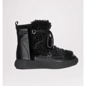 0158 Prajar Canada 8-8.5 US Sz Anet Short Echo Waterproof Suede Faux Fur Boots